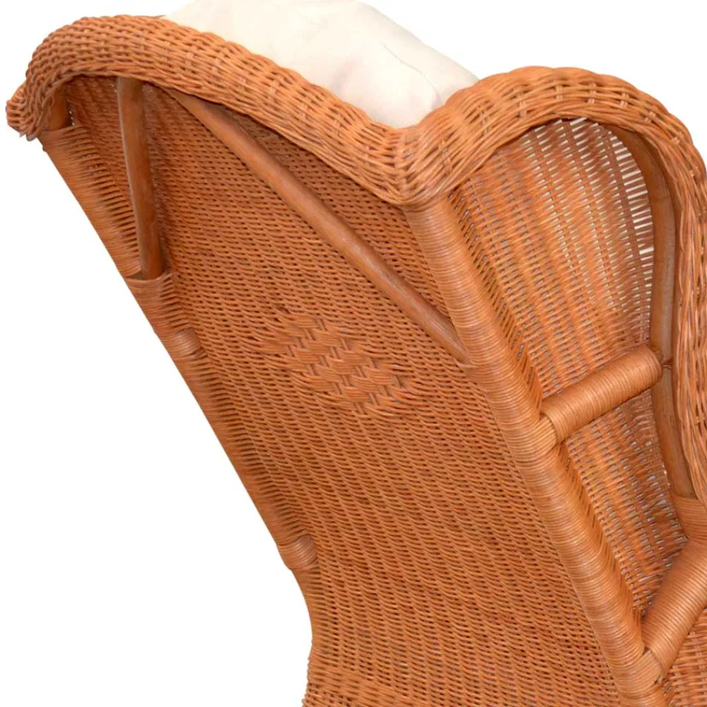 Wohnen Rattanmöbel*Landhaus Rattansessel in Honigfarben - Fono