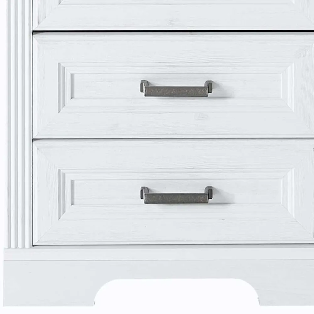 Wohnen Rollcontainer*Landhaus Rollcontainer mit drei Schubladen - Mehady