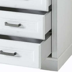 Wohnen Rollcontainer*Landhaus Rollcontainer mit drei Schubladen - Mehady