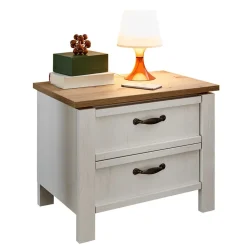 Wohnen Schlafzimmer Komplett*Landhaus Schlafzimmer für eine Person - Malvissa I (dreiteilig)