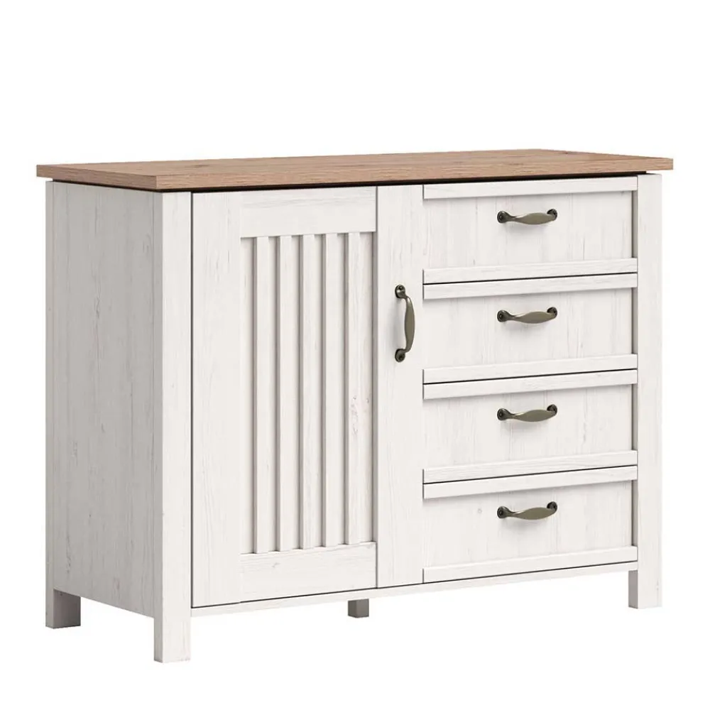 Wohnen Landhaus Schlafzimmer Komplettset - Malvissa (fünfteilig)