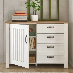 Wohnen Landhaus Schlafzimmer Komplettset - Malvissa (fünfteilig)