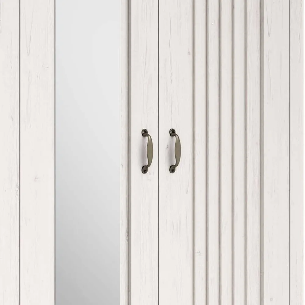 Wohnen Landhaus Schlafzimmer Komplettset - Malvissa (fünfteilig)