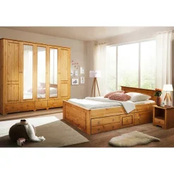 Wohnen Landhaus Schlafzimmer mit Stauraumbett - Imressa (vierteilig)