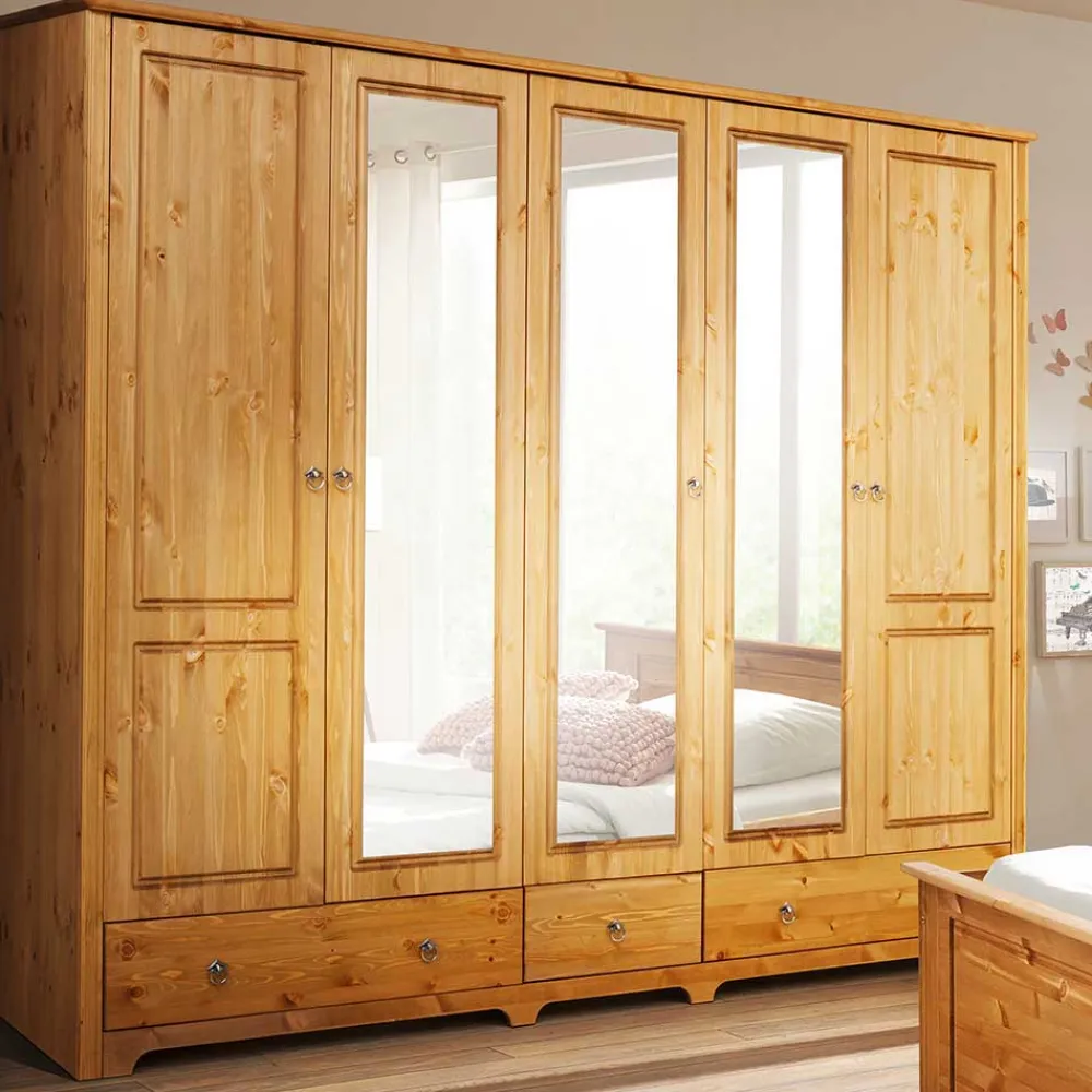 Wohnen Landhaus Schlafzimmer mit Stauraumbett - Imressa (vierteilig)