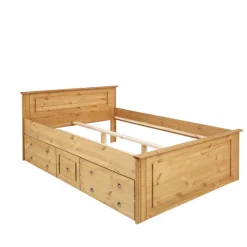 Wohnen Landhaus Schlafzimmer mit Stauraumbett - Imressa (vierteilig)