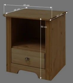 Wohnen Landhaus Schlafzimmer mit Stauraumbett - Imressa (vierteilig)