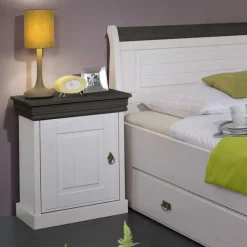 Wohnen Schlafzimmer Komplett*Landhaus Schlafzimmer Pisino aus Kiefer Massivholz (vierteilig)