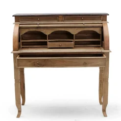 Wohnen Landhaus Schreibsekretär Mangato aus Teak Recyclingholz