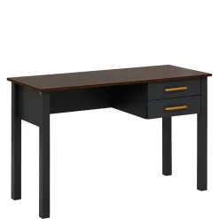 Wohnen Landhaus Schreibtisch in Dunkelgrau - Mivaldana