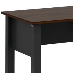 Wohnen Landhaus Schreibtisch in Dunkelgrau - Mivaldana