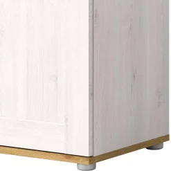 Wohnen Schuhschränke*Landhaus Schuhkommode in Holzoptik Lärche Weiß - Tocella