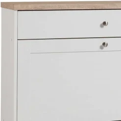 Wohnen Schuhschränke*Landhaus Schuhkommode mit zwei Klappen - Nudion