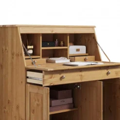 Wohnen Esszimmerschränke*Landhaus Sekretär aus Kiefer Massivholz - Brindusa