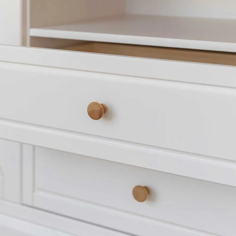 Wohnen Sideboards & Kommoden|Sideboards & Kommoden*Landhaus Sideboard in Weiß & Natur Kiefer - Saluts