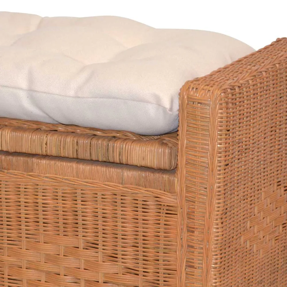 Wohnen Rattanmöbel|Sitztruhen*Landhaus Sitztruhe aus Rattan - Momiji