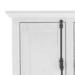 Wohnen Landhausmöbel|Küchenschränke*Landhaus Türen-Kommode in Weiß - Chelles