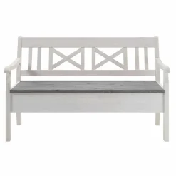 Wohnen Landhaus Truhenbank Yoan aus Kiefer Massivholz