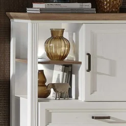 Wohnen Wohnwände|Wohnwand*Landhaus TV Bank & Highboard - Sinolita (zweiteilig)