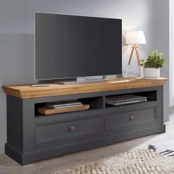 Wohnen Sideboards & Kommoden|Landhausmöbel*Landhaus TV Element in Grau - Ustricia