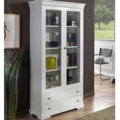 Wohnen Landhaus Vitrine mit Doppeltür - Zarinas