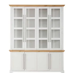 Wohnen Wohnzimmerschränke|Schränke*Landhaus Vitrinenschrank mit acht Türen - Eyzaco