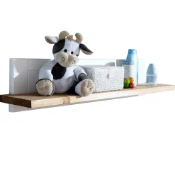 Kinder Wohnen Landhaus Wandboard in Weiß & Eichefarben - Envicron