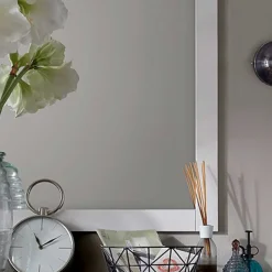 Wohnen Skandinavische Möbel*Landhaus Wandspiegel Charmes in Weiß Grau