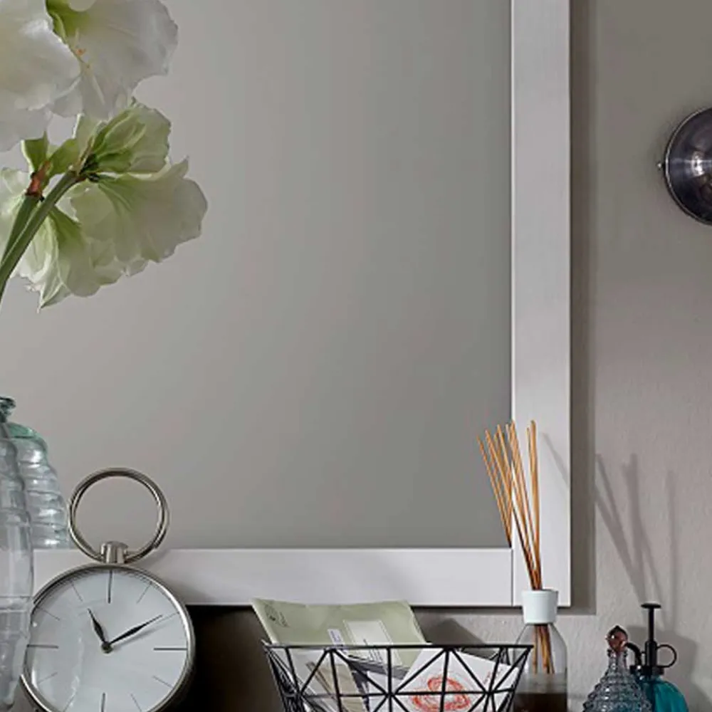 Wohnen Skandinavische Möbel*Landhaus Wandspiegel Charmes in Weiß Grau