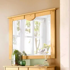 Wohnen Spiegel|Flurspiegel*Landhaus Wandspiegel 81x81x5 cm - Edranov