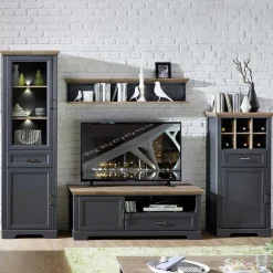 Wohnen Wohnwände|Wohnwand*Landhaus Wohnmöbel Kombination - Thumbs (vierteilig)