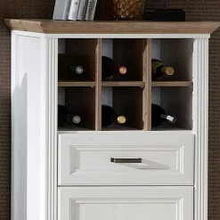 Wohnen Wohnwände|Wohnwand*Landhaus Wohnmöbel Set - Sinolita (vierteilig)