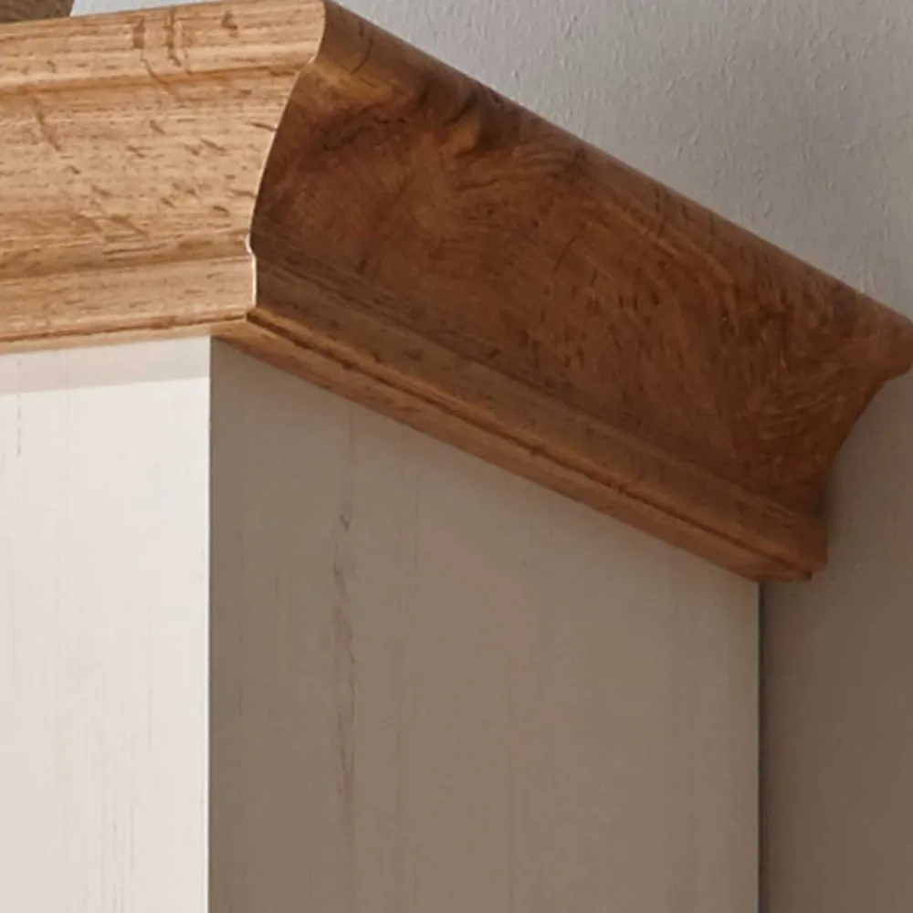 Wohnen Landhaus Wohnzimmer Anbauwand Set - Diatara (vierteilig)