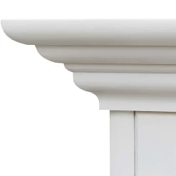 Wohnen Kleiderschränke|Schränke*Landhaus Wäscheschrank in Weiß lackiert - Indico