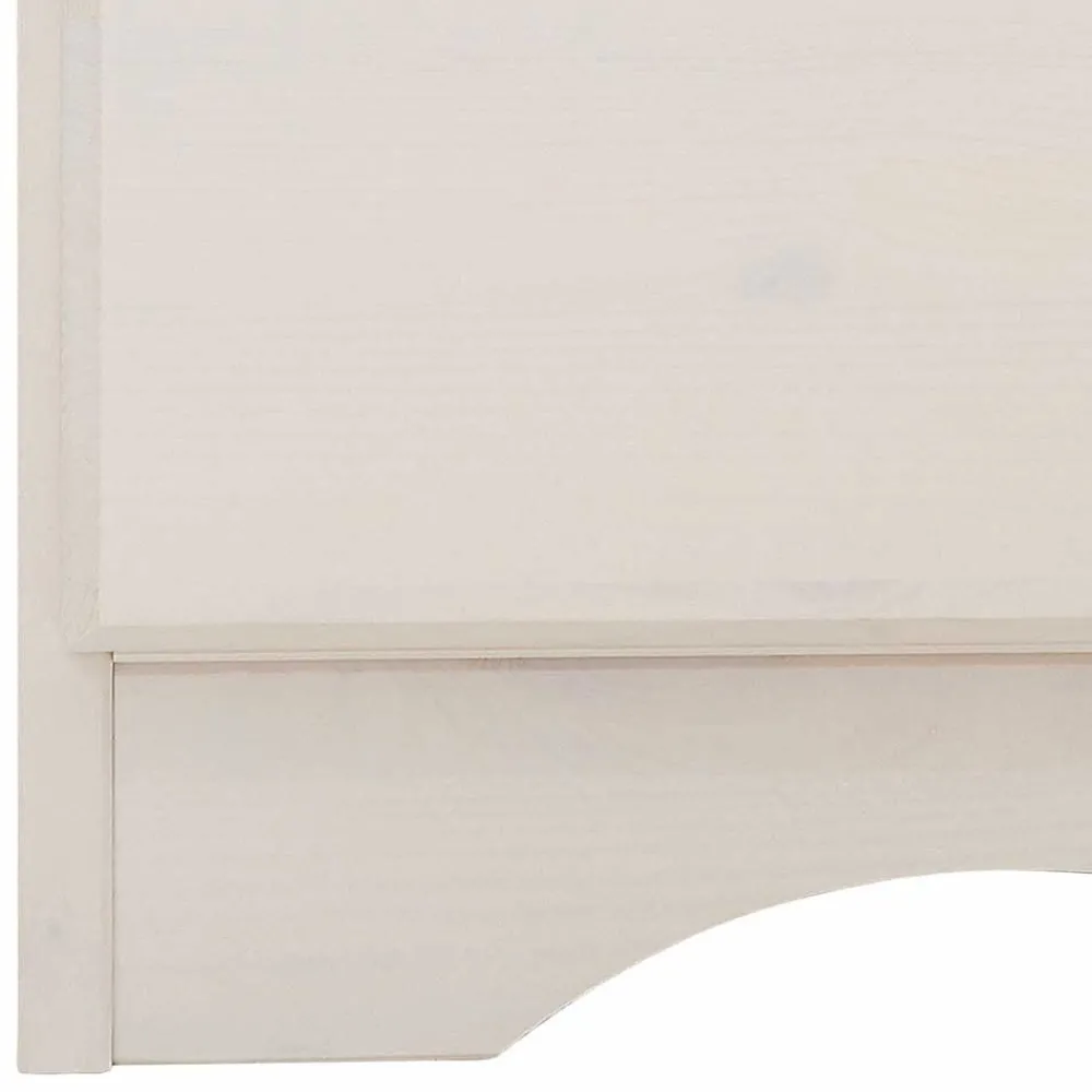 Wohnen Kleiderschränke*Landhaus Wäsche-Schrank in Weiß lackiert - Ilvestra