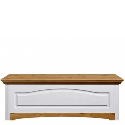 Wohnen Landhaus Wäschetruhe in Weiß & Kiefer - Lagune