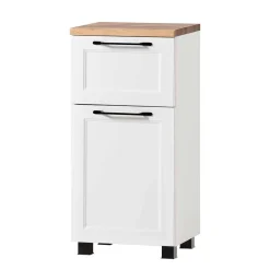 Wohnen Badezimmer Komplett*Landhaus-Bad Waschplatz Set - Gyatso (dreiteilig)