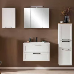 Wohnen Landhausbadmöbel Kombination - Gyatso (vierteilig)