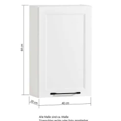 Wohnen Landhausbadmöbel Kombination - Gyatso (vierteilig)