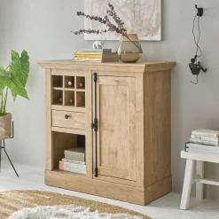 Wohnen Landhaus-Kommode in Eiche Gold - Hengas