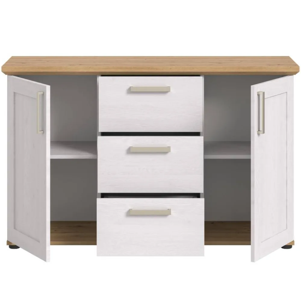 Wohnen Weiße Möbel|Landhausmöbel*Landhaus-Sideboard in Weiß - Tocella