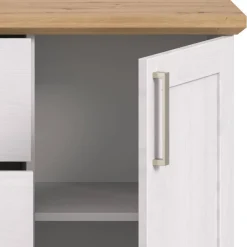 Wohnen Weiße Möbel|Landhausmöbel*Landhaus-Sideboard in Weiß - Tocella