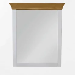 Wohnen Landhausstil Möbel Set Sibiuta in Weiß (zweiteilig)