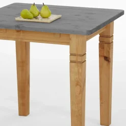 Wohnen Massivholzmöbel|Küchentische*Landhaustisch in Grau & Kiefer Lauge - Eshelas