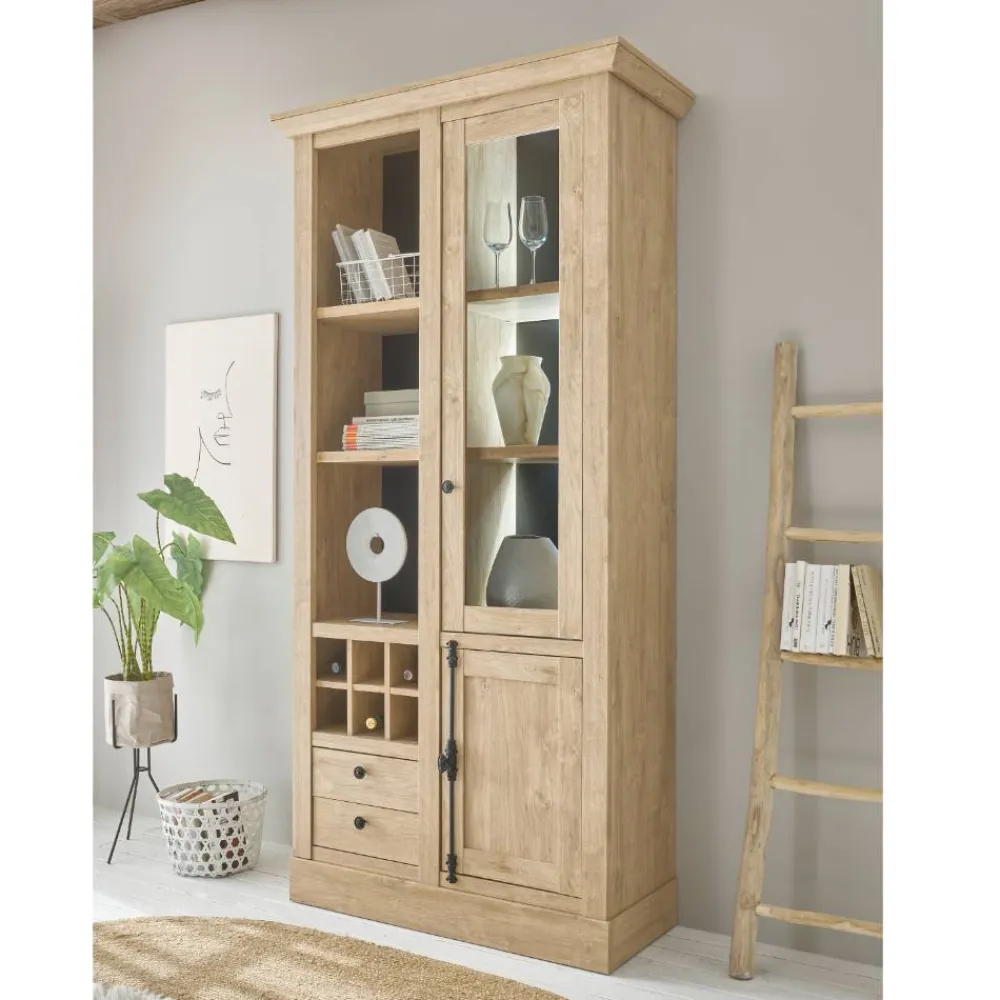 Wohnen Wohnwände|Wohnwand*Landhaus-TV-Anbauwand Set - Hengas (dreiteilig)