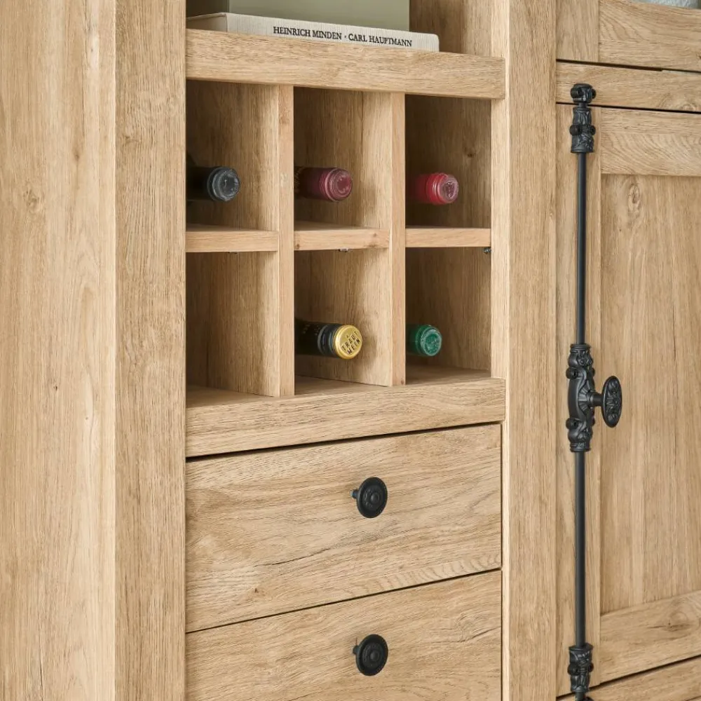 Wohnen Wohnwände|Wohnwand*Landhaus-TV-Anbauwand Set - Hengas (dreiteilig)