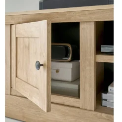 Wohnen Tv & Hifi-Möbel|Tv & Hifi-Möbel*Landhaus-TV-Lowboard in Eiche Gold - Hengas