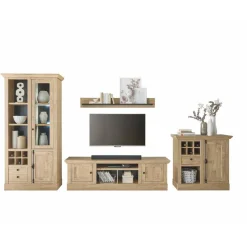 Wohnen Wohnwände|Wohnwand*Landhaus-Wohnwand Set - Hengas (vierteilig)