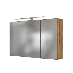 Wohnen LED Licht Spiegelschrank mit 3D Effekt - Athrin