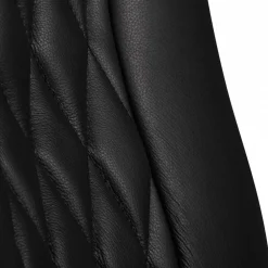 Wohnen Bürostühle*Leder Bürostuhl mit hoher Lehne in Schwarz - Posadas